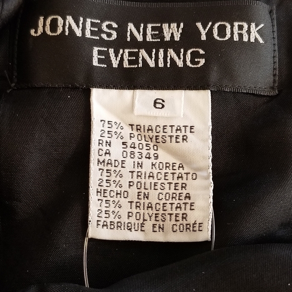 New Jones New York Evening Gown - Black - Picture 6 of 7
